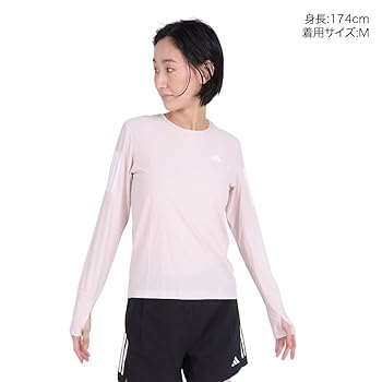 Amazon.co.jp: [アディダス] ランニング 長袖 Tシャツ オウン ザ