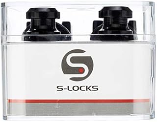 Schaller 14010201 Security Strap Locks - Chrome 1 Pair (2 Pieces),Small Medium Large X-Large 2X-Large