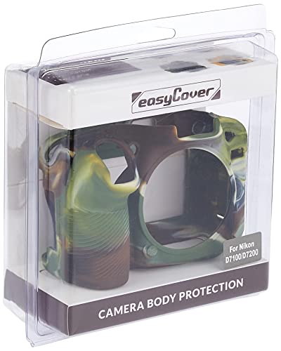 Easycover Camouflage Silicone Camera Case For Nikon D7100 #TOP2