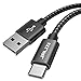 Price comparison product image JALIXI USB C Cable, (1.8m 1-Pack) Type C Fast Charger Charging Cable Nylon Braided Compatible with Samsung Galaxy A20e A21s A51 A41 A50 A40, S10 S9 S8 Plus S20 fe, MOTO G8 G7, Xperia XZ, Google Pixel