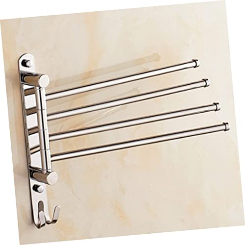 Porte-serviettes inox résistant humidité installation rapide pièce - 3