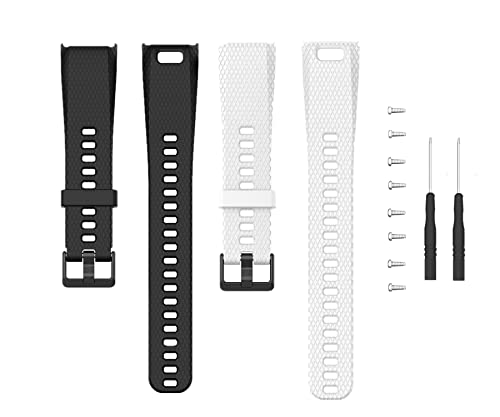 Meiruo Cinturino in Silicone Bracciale Fitness Band Braccialetto Cinturino per Garmin Vivosmart HR (Set of 2-3)
