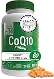 コエンザイム q 10 300mg サプリ 120粒（約60日分） 高含有のユビキノン（CoQ10）配合 非遺伝子組換え 大豆不使用 ヴィーガン対応 グルテンフリー Health Thru Nutrition（ヘルススルーニュートリション）
