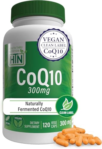 コエンザイム q 10 300mg サプリ 120粒（約60日分） 高含有のユビキノン（CoQ10）配合 非遺伝子組換え 大豆不使用 ヴィーガン対応 グルテンフリー Health Thru Nutrition（ヘルススルーニュートリション）の商品画像（Amazon）