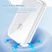 Miimall Hülle Kompatibel mit Apple Magsafe Externe Batterie Hülle, Transparent Weiche TPU mit Harte PC Kratzfest Anti Drop Durchsichtig Silikon Case für Apple Magsafe Batterie Schutzhülle -Klar