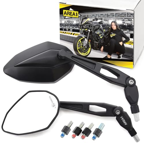 Evita multas con estos espejos retrovisores para motocicleta homologados con rosca M10 Mondial