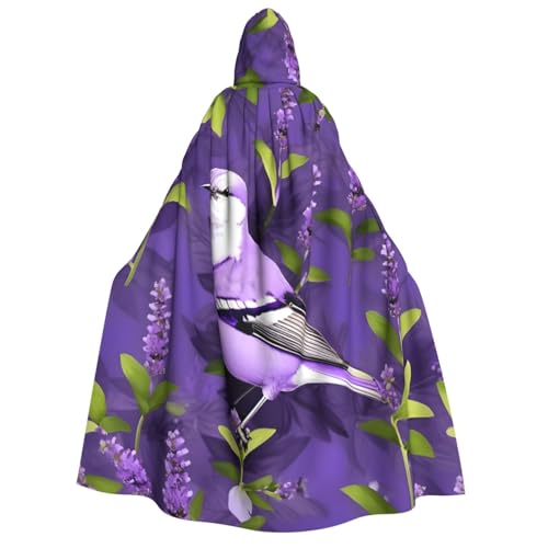 Cape à capuche violet lavande idéale pour vos soirées déguisées de Noël