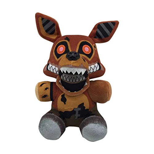 Security Breach Plush Toy FNAF Plushies，Fox Plush， Chica, Springtrap, Bonnie, Marionette, Foxy Plush ,Kid's Toy,Stuffed Animal (Twisted Ones Foxy) (Fox