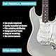 Vega-Trem VT1 2-Punkt Glänzende Strat Gitarren-Tremolo-Brücke Für Strat Ohne Modifikationen Einfache Installation