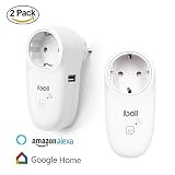 WiFi Smart Plug, ibell Wireless Switch/Socket / Outlet with USB Charge Port, Tim...