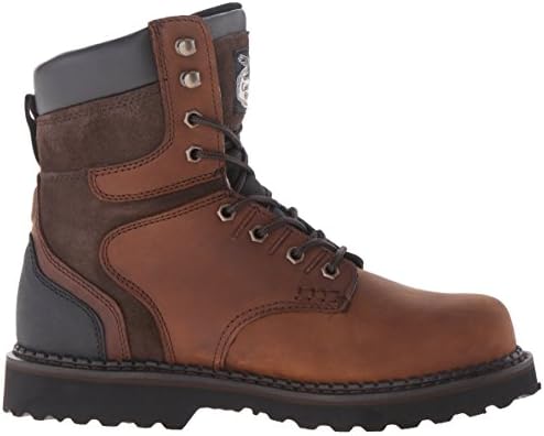 Georgia Boot Unisex-Adult Brookville 8' Work Boot-M Men BRN, Dark Brown, 10.5 | Image 5