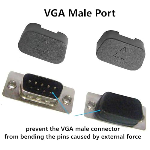 Tapa anti polvo para puerto VGA macho, pack 50 piezas miniatura 4