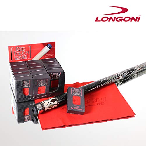 LONGONI Billiard Red Touch Ultra Soft Microfiber Cloth for Pool Billiard Cues Balls - Thumbnail 4