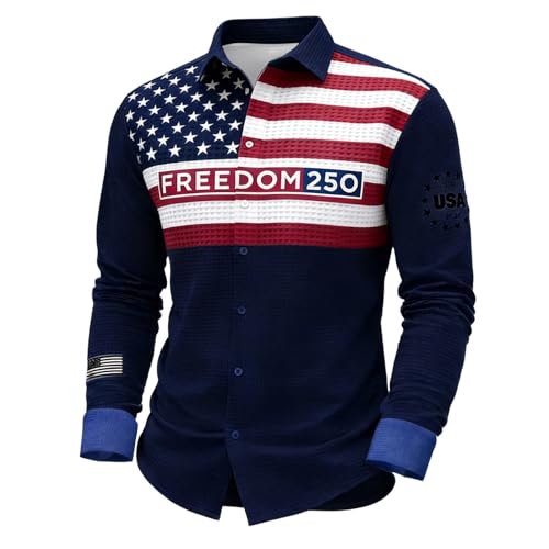 Chemise homme imprimée bleu marine en taille XL pour les fêtes