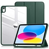 【Dos Transparent en PC】Coque iPad 10ème génération épouse parfaitement les contours de l’appareil. Son dos transparent en PC rigide laisse voir le logo d'origine, pour un rendu aussi proche que possible de l’iPad 11 nu, tout en le protégeant des chocs et des chutes.