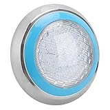 OUCRIY Luz de Piscina RGB Color IP68 Lámpara Subacuática Montada en Superficie de Pared Impermeable con Control Remoto AC 12V 35W