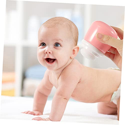 KICHOUSE 2 Unidades Caixa De Sopro De Bebê Pote De Pó De Desenho Animado Recipiente De Pó De Talco S