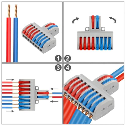 Connecteur de fil à levier rapide pour kit d'épissure - 6
