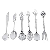 sahnelöffel silber 100 Leicht zu reinigen: Die losen Teelöffel sind glatt und leicht zu reinigen. Leicht zu entfernen Ölflecken, kann in die Spülmaschine gestellt werden.