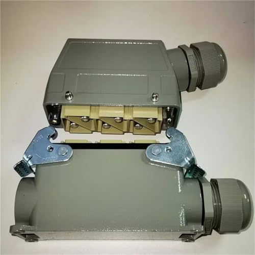 Conector rectangular de alta corriente 100A y 1000V HDC-HMK-006 industrial e impermeable 4