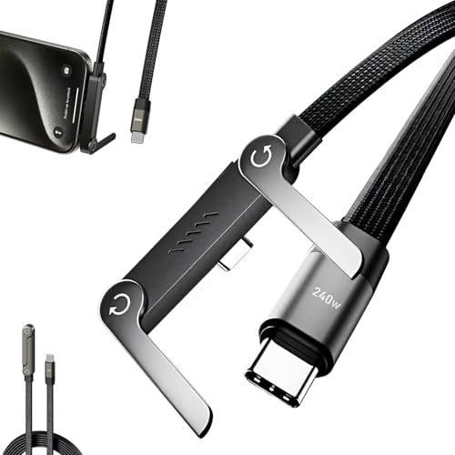 كابل من PMDYBY بطول 1.5 متر نوع USB تايب-C متوافق مع هواتف وأجهزة لوحية وأجهزة كمبيوتر محمولة