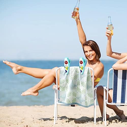 2 Pack Beach Towel Clips Novelty Sailboat Shape Strong Beach Chair Towel Clip Holder Pegs Large Sun Lounger Sunbeds Holiday Pool Chairs Laundry Pegs for Summer Beach Chairs Pool Outdoor Drying
