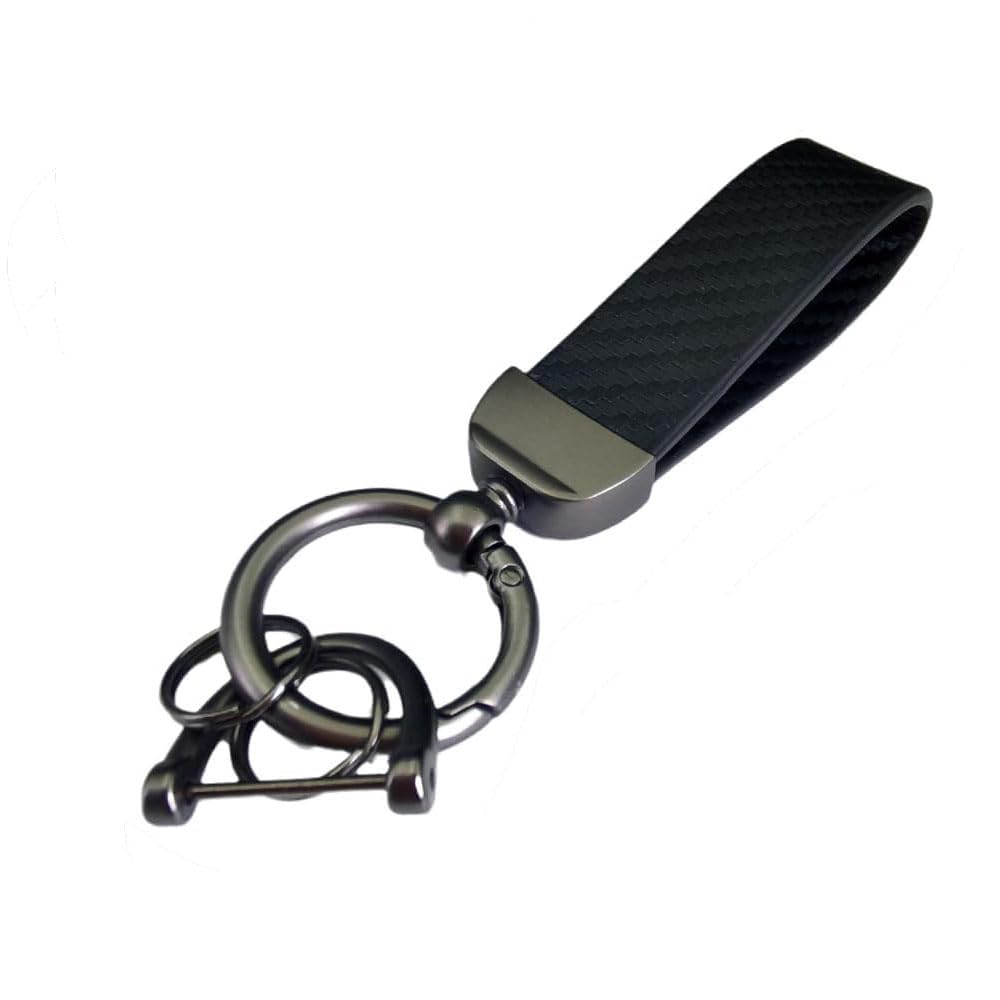 Porte-clés Ford Mustang Edge Explorer en cuir avec boucle