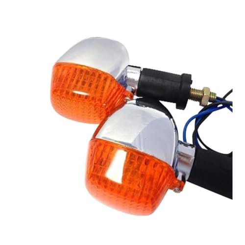 MLTLKPPVNG Blinker Motorrad Kompatibel Mit Kawasaki Für BJ250 W400 W650 W800 Motorrad Blub Bernsteinfarbene Blinkerbirne