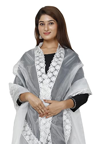 Latest Fancy Designer Elegant Dupatta/Shawl/Wrap For Parties,Indian Weddings, Festivals For Women's & Girls3