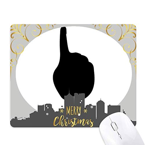 Tapis de souris Noël caoutchouc antidérapant accessoire bureau fêtes