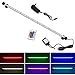 LED Aquarium Light, Smiful Submersible Fish Tank Light Colorful Remote Control Waterproof Crystal Glass LEDs Lights Bar (23"-Colorful)
