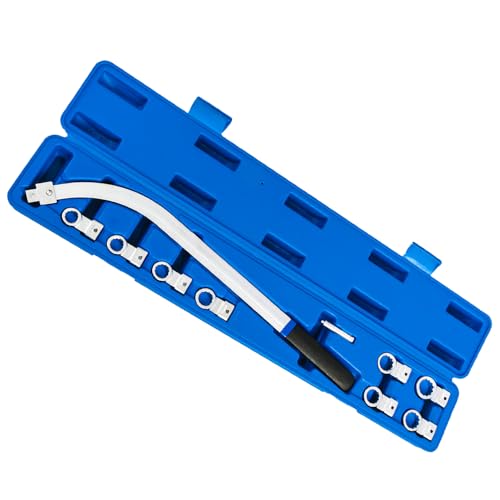 JEUCLEL 10PCS Universal Auxiliary Timing Idler Belt Wrench Serpentine Belt Tension Pulley Wrench Set Engine Timing Belt Tensioning Nut Bolt Screw Remover