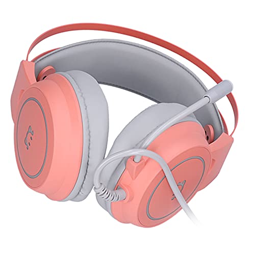 Gaming-headset, surround-stereogeluid RGB-hoofdtelefoon Plug-and-play PC-gamingheadset voor beter gamen voor het luisteren naar muziek(roze) - Afbeelding 6