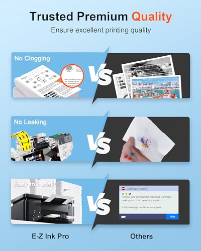 Image of E-Z Ink Pro LC401XL Ink Cartridges Compatible for Brother LC401 XL Black LC401XL BK LC401BK LC 401 Ink Cartridges for Brother MFC-J1010DW MFC-J1012DW MFC-J1170DW Printer (Black, 2 Pack)