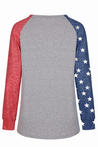 Tsmnzmu America Sweatshirt Women American Flag Sweatshirts For Women Red White Blue Sweatshirt Fourth Of July Sweatshirts Usa Long Sleeve Shirts Fourth Of July Sweatshirt 4Th Of July Sweater For Women thumb #2