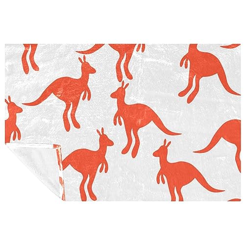 Couverture kangourou australie douce plaid lit confortable - 2