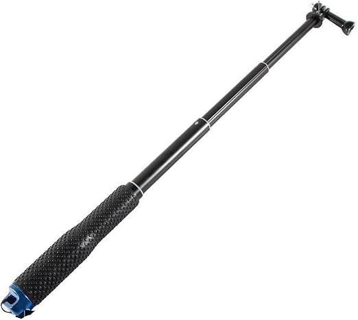 EK7000 V50 X wodoodporny kijek do selfie, 92 cm, wysuwany, do GoPro Hero 13, 12, 11 Max, DJI Osmo Pocket 3, Insta360, X5, X4, EK7000 V50 X, aluminiowy drążek teleskopowy z antypoślizgowym