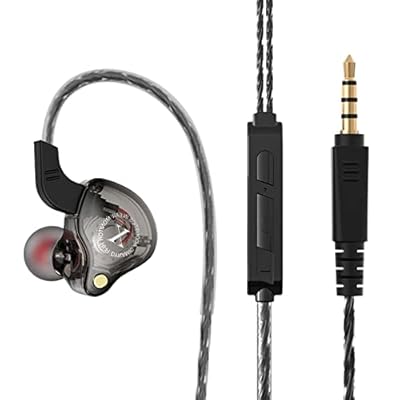 Auriculares intrauditivos con monitor, auriculares con cable y micrófono | Auriculares internos con aislamiento de ruido para cantantes, músicos, bateristas, calidad de sonido clara, ideales para estu | Ya disponible en tu tienda friki favorita! En mundofriki.es!