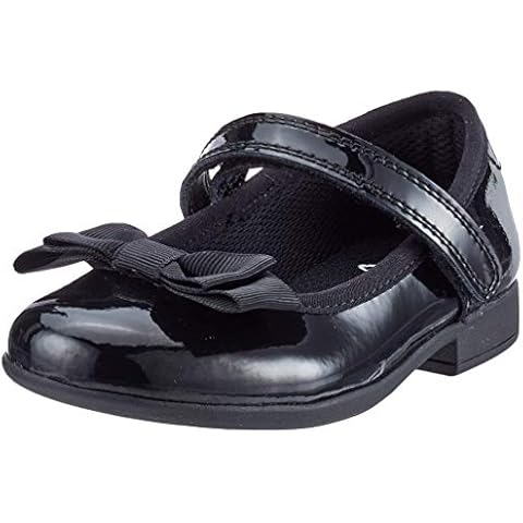 Clarks Girls Scala Black Patent Sandals Cover