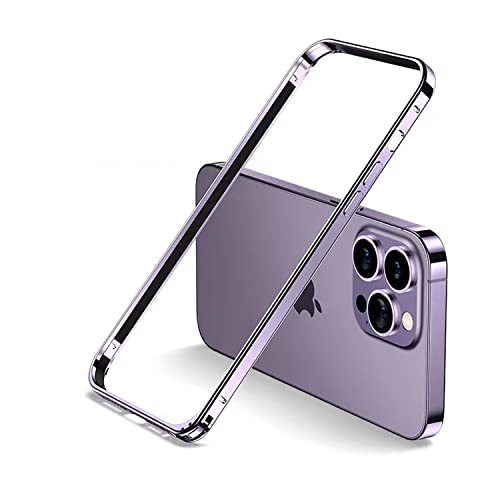 Coque iPhone 14 Pro Max rigide aluminium pour éviter les bris d'écran violet