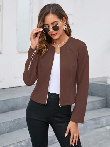 Image of GRECIILOOKS Women Poly Lycra Standard Length Oversized Jacket Korean Style Casual Outerwear | Streetwear Party Jacket with Trendy Loose Fit (Available in Plus Size)
