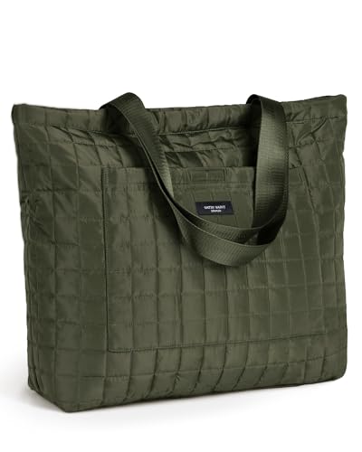 SATIN SAINT Quilted Tote Bag