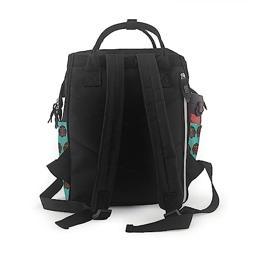 Sac à langer imprimé Braque allemand pour les sorties bébé - 3