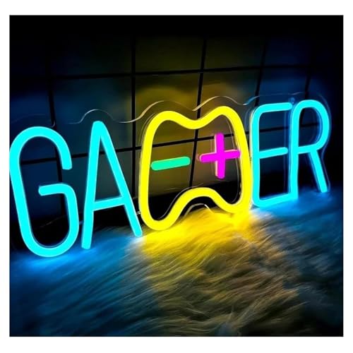 Enseigne lumineuse pour salle de jeux et panneaux lumineux décoratifs muraux
