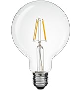 Amazon | 共同照明 LED電球 E26 クリアタイプ フィラメント型 40W形