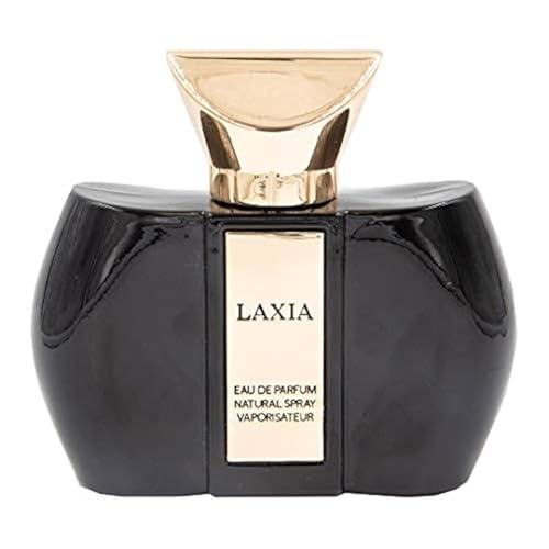 Dumont Laxia Classic - 3.4oz - Eau De Parfum - Women’s Perfume with Fruity, Floral, Caramel, Woody, Vanilla, Musk & Feminine Fragrance - Long Lasting Cologne Mist & Body Spray - for Her