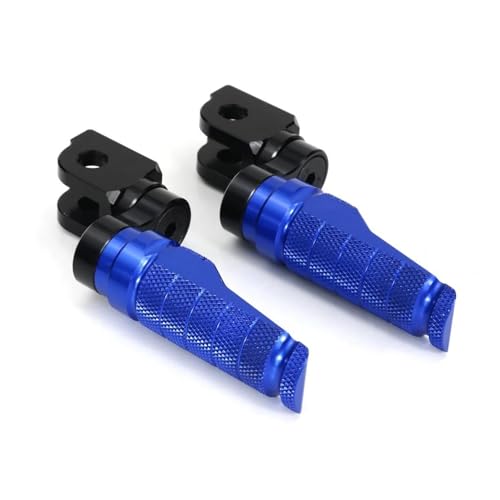 Repose-pieds de moto réglables Suzuki GSX-R en aluminium bleu anodisé