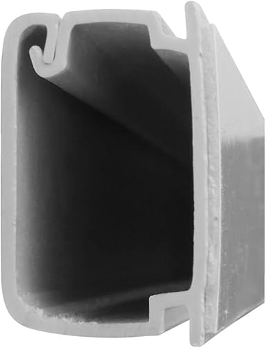 Miniatura 4 de Construct Pro - Paquete de 5 canaletas de sección de 4 pies x .87 pulgadas (blanco)