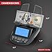 Cassida Professional Money Counting Scale Bill Counter (Till Tally), 1 Pack, Black