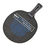 Paleta de Tenis de Mesa, Pala de Tenis de Mesa Base de Tablero de Paleta de Ping Pong Profesional Mango Largo Bate Horizontal